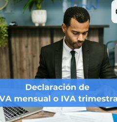Declaración de IVA mensual o IVA trimestral - Datali Group